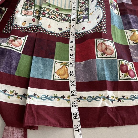 Apron Womens ‘Friendship Is A Sheltering Tree’ Waist Tie Fruit Tree Fountain - Picture 6 of 7